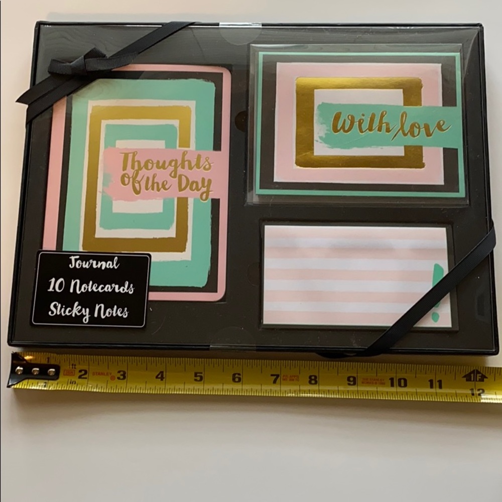 Boxed Journal Notecards Sticky Note Gift Set Love - Picture 3 of 4